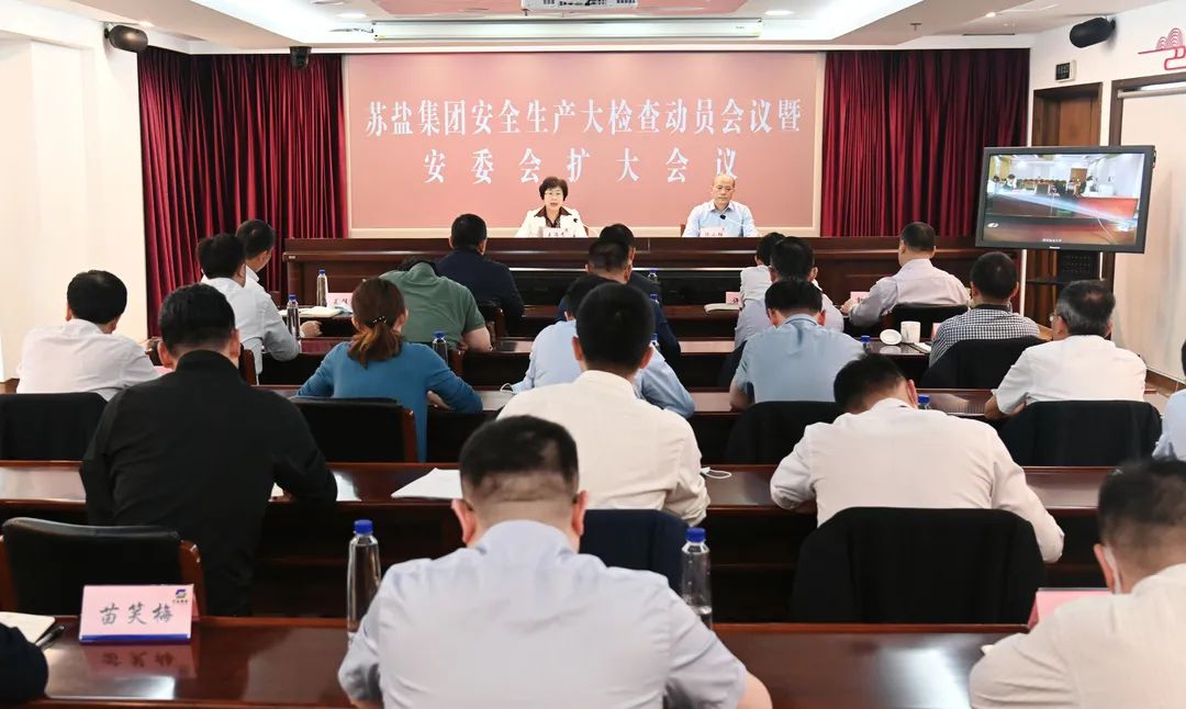 蘇鹽集團(tuán)召開安全生產(chǎn)大檢查動(dòng)員會(huì)暨安委會(huì)第二次全體(擴(kuò)大)會(huì)議 蘇鹽集團(tuán)召開安全生產(chǎn)大檢查動(dòng)員會(huì)暨安委會(huì)第二次全體(擴(kuò)大)會(huì)議