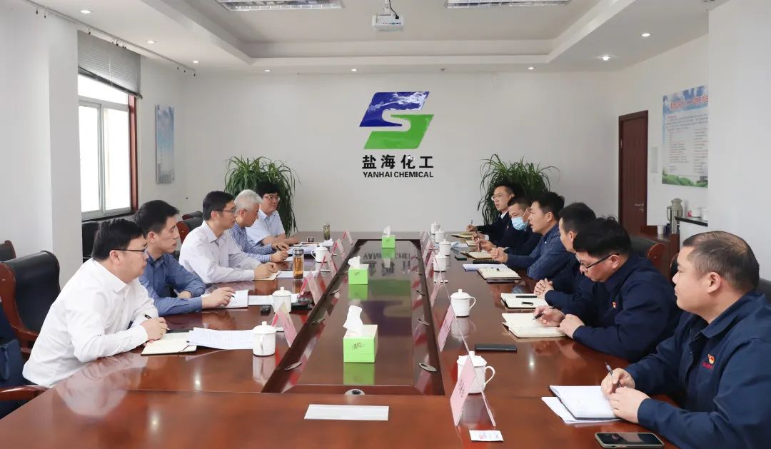 集團黨委書記 董事長章朝陽赴鹽海化工公司、瑞泰鹽業(yè)公司調(diào)研 集團黨委書記 董事長章朝陽赴鹽?;す?、瑞泰鹽業(yè)公司調(diào)研