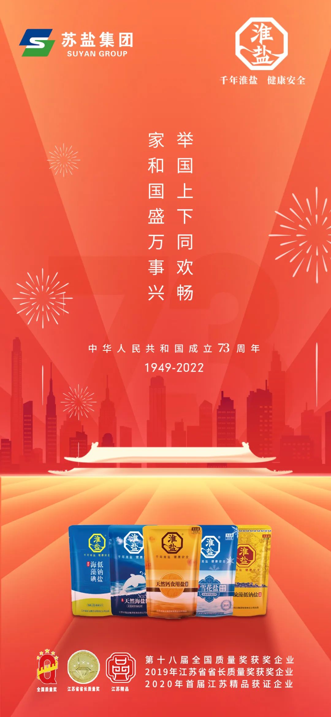 熱烈慶祝中華人民共和國(guó)成立73周年